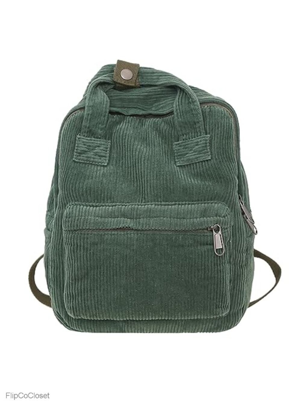 Corduroy Mini Backpack Purse for Women Retro Vintage Casual Aesthetic
